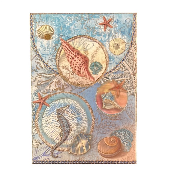 Punch Studio Seascape Keepsake Pouch - Picture 5 of 6